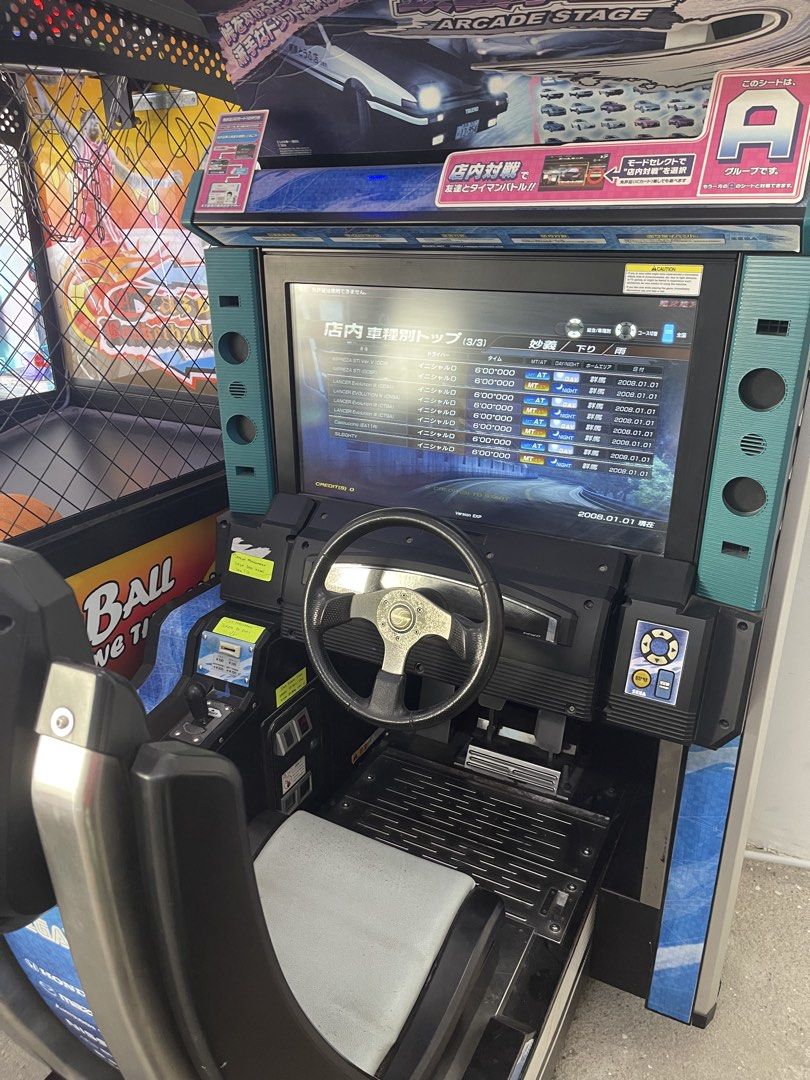 Initial D Arcade (Category: Others) located in Wakaf Bharu. Submitted by dad2808 (Listing ID 1464003313, Image 2). Description: Used for 6 months Anything can pm zero one seven nine zero zero three three three six Can send using lalamove.