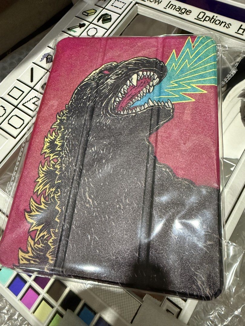 iPad Air 4 Godzilla Case (Category: Cases & Sleeves) located in Manila. Submitted by poleneval (Listing ID 1464040407, Image 1). Description: .