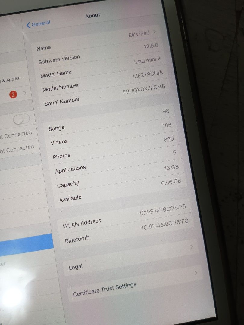 Ipad mini 2 silver (Category: iPad) located in Makati City. Submitted by elirei (Listing ID 1464049861, Image 3). Description: - Silver iPad Mini 2 - 16GB storage capacity - Compact and portable design - Good overall condition with minor signs of wear - Protective case included inclusion: ipad, case and charger. both cam working all buttons working mic working used only for vintage cam, apple music, and netflix (version it can handle) it has ghos