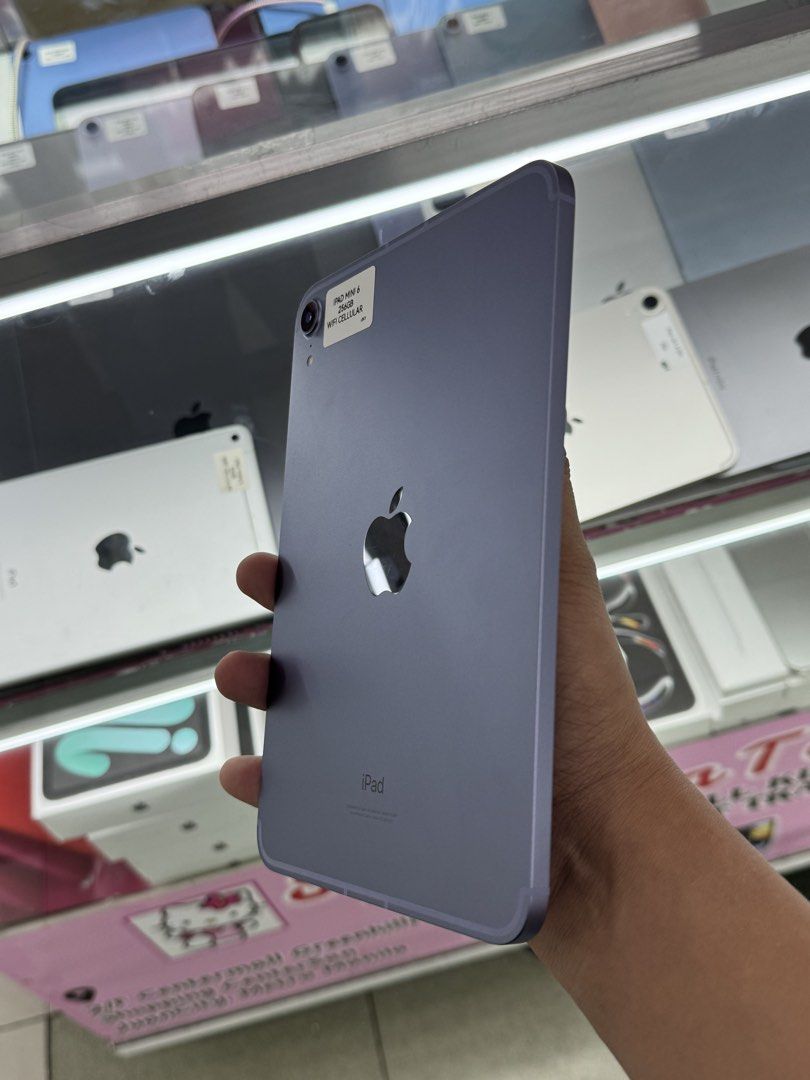 iPad MiNi 6 256GB Cellular 5G purple (Category: iPad) located in Manila. Submitted by ram-gadget-shop (Listing ID 1463975226, Image 3). Description: 📍 GREENHILLS SHOPPING CENTER 🔥 RUSH RUSH RUSH SALE! 🔥 📱 iPHONES & ANDROID PHONES FOR SALE & SWAPPING! ✨ ✅ Smooth & Fast Performance ✅ Slightly Used / Well-Maintained Units ✅ Reset to Factory Settings ✅ No Hidden Issues ✅ Free Unit Checking ✅ With Warranty 🎁 FREEBIES INCLUDED: ✅ Phone Case ✅ Temp