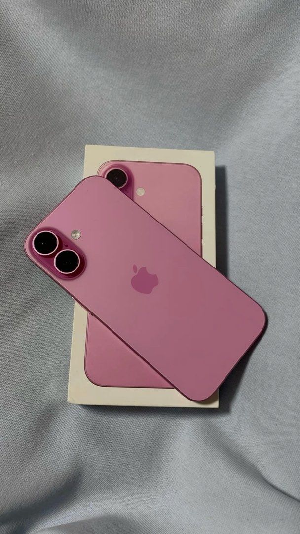 Iphone 16 (Category: iPhone 16 Series) located in Antipolo. Submitted by angelasanv44409 (Listing ID 1463971576, Image 1). Description: IPHONE 16 PINK 128 GB COMPLETE PACKAGE POWERMAC PURCHASED WITH RECEIPT May 2026 na purchase Under warranty for 2027 BOUGHT FOR 54,990 SELLING FOR ONLY 37,000 ONLY FIXED PRICE ‼️.