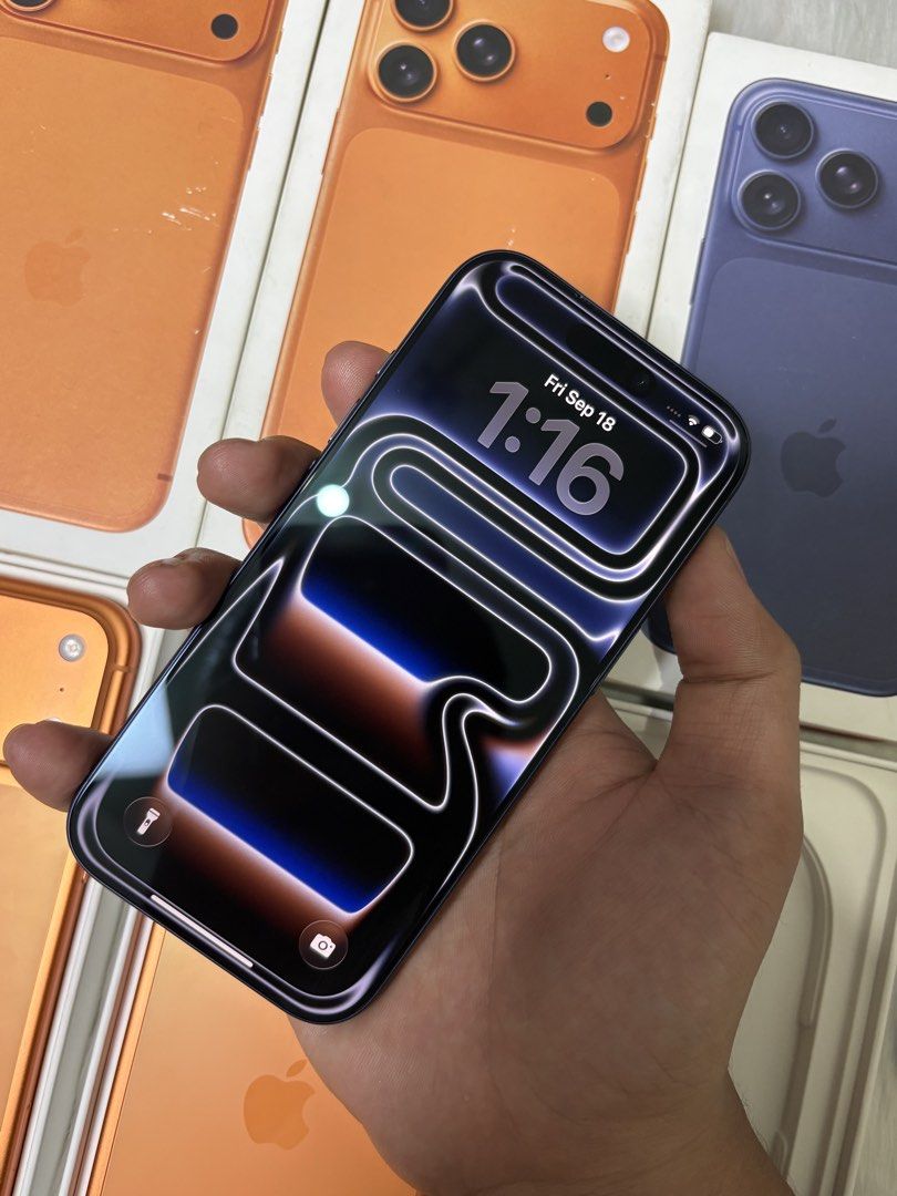 IPHONE 17 PRO 256GB FOR SALE (Category: iPhone 17 Series) located in Paranaque City. Submitted by cieloryanjay28 (Listing ID 1464113656, Image 2). Description: IPHONE 17 PRO 256GB | Deep Blue - Local Variant NTC - Warranty 03/28/27 - No Sim Restriction - 100% Batt Health - 188 cycle count - No history of repair - No replaced part No issue ⚠️ Inclusions: Orig Box ₱64,000 negotiable Meet up Location: Parañaque | Las Piñas | Bacoor.