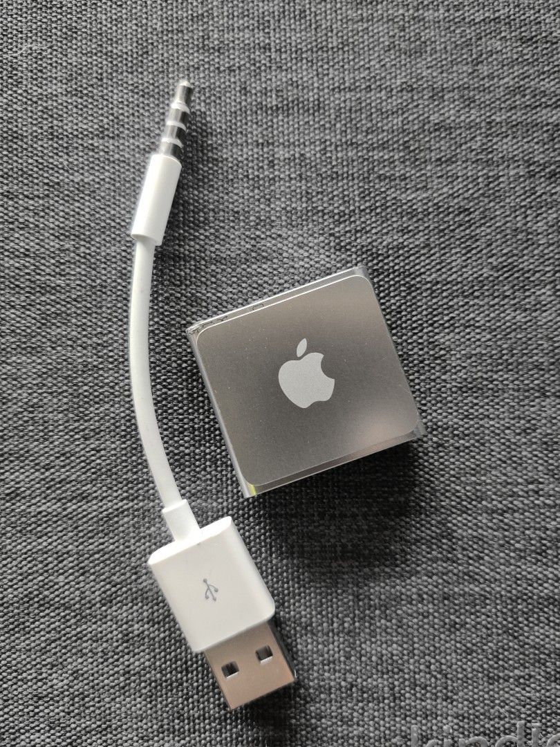 iPod Shuffle 4th Gen.| Long Battery Life (Category: Portable Music Players) located in Caloocan City. Submitted by cna23 (Listing ID 1463561327, Image 2). Description: Original rare iPod Shuffle (3rd Generation - latest version) Music player, Mp3 player 2GB | Silver ₱1,800 with Charging/Data Cable ✅ Full of songs ✅ With voiceover function speaks song title* and battery percentage ✅ Working switch (off/regular/shuffle) ✅ Crisp wheel buttons - all 