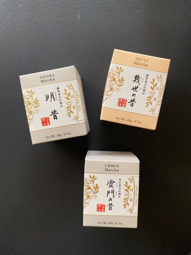 Ippodo Matcha (Ikuyo, Ummon, Sayaka) (Category: Beverages) located in Davao. Submitted by deffonot_k (Listing ID 1464072636, Image 1). Description: Ikuyo - 1,299 Sayaka - 1,599 Ummon - 2,899 bought straight from Japan ippodo co. Free shipping nationwide!.