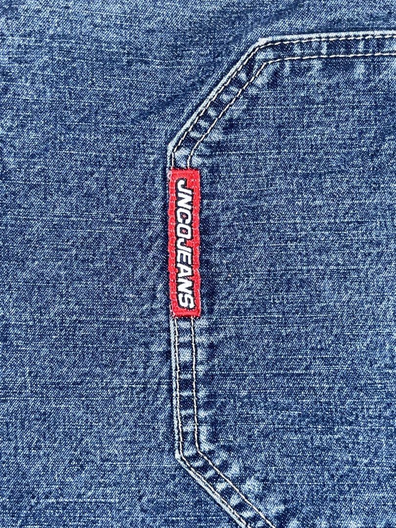 JNCO Dragon Big Pocket Jorts (Category: Shorts) located in Imus. Submitted by noojabez (Listing ID 1464008032, Image 3). Description: Very Good condition JNCO The denim isnt damaged and is still crispy af Color rate : 10/10 Condition : 10/10 Dimes : 26 W x 23 L Rlly dont wanna sell but if price is right u get it jnco,y2k, jorts, baggy .