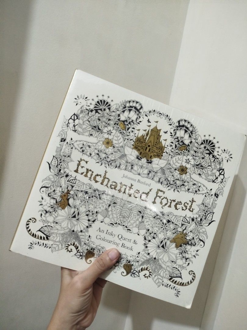 Johana Basford Enchanted Forest AUTHENTIC NOT REPRINT! 💛 (Category: Children's Books) located in Naga. Submitted by jea1991 (Listing ID 1464016206, Image 1). Description: .