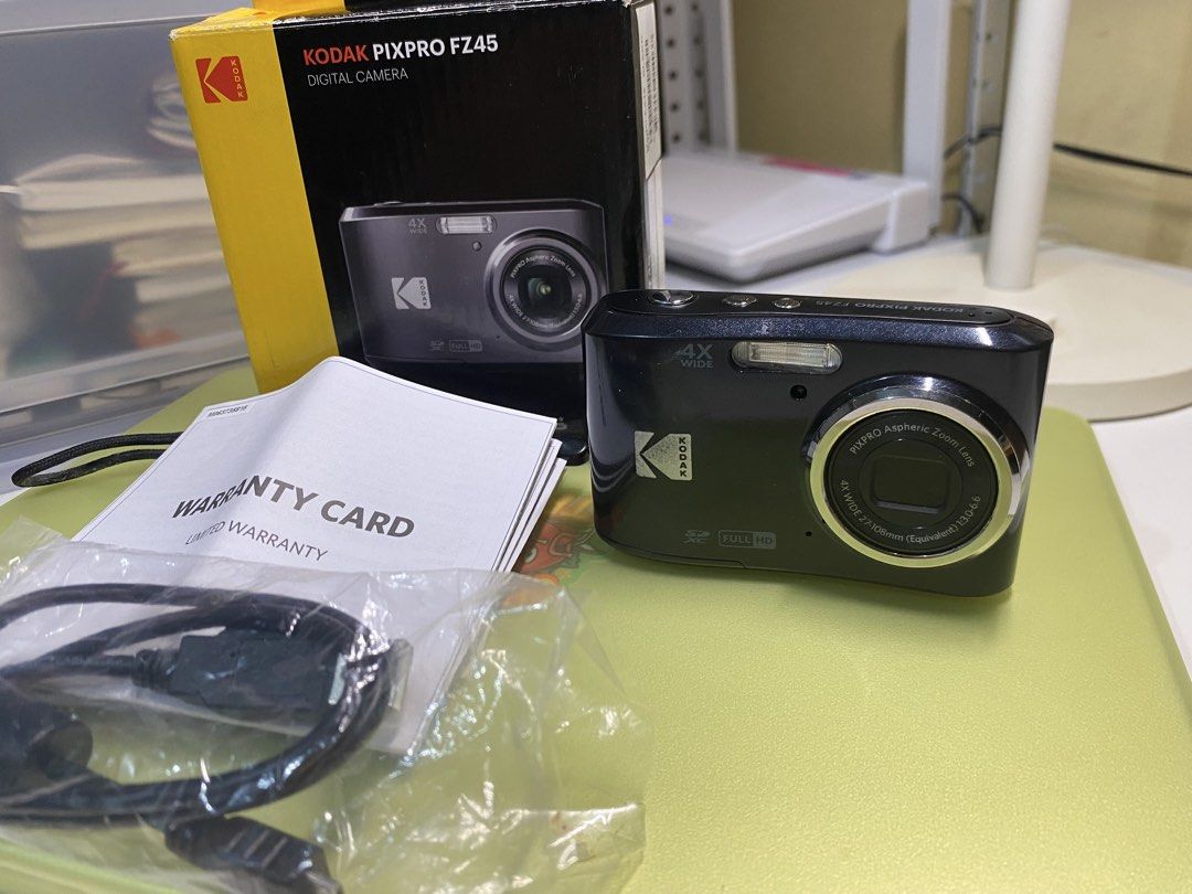 Kodak Pixpro FZ45 (Category: Cameras) located in Quezon City. Submitted by angelacoh (Listing ID 1464083078, Image 1). Description: Selling a digicam in really good condition!! No issues and comes with SD card and 2 AA batteries. Price slightly negotiable. RFS: medical expenses :”).