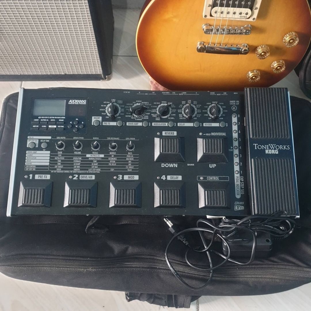 Korg AX3000G Modeling Signal Processor Multi-Effects Pedal (Category: Musical Instruments) located in Manila. Submitted by motomoto1204 (Listing ID 1464125654, Image 2). Description: PTPA: Pabasa po ng post na ito ng Mabuti ‼️‼️Korg AX3000G Guitar Multieffects‼️ 📍 In excellent working condition 📍 Seldomly user with minor light scratches and very presentable. No rust. 📍 Shipping via Grab or Lalamove 📍 Mode of payment: GCash, Maya, Online Bank 