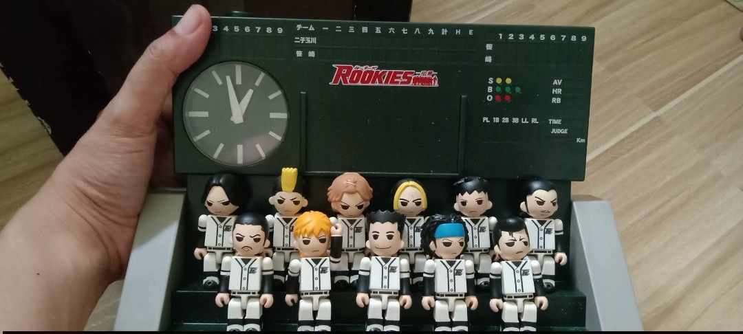 Kubrick ROOKIES Baseball Scoreboard Figure Set (Category: Designer & Blind Box Toys) located in Gapan. Submitted by montesnora80204 (Listing ID 1464073045, Image 2). Description: clock not working,as is (for display ).