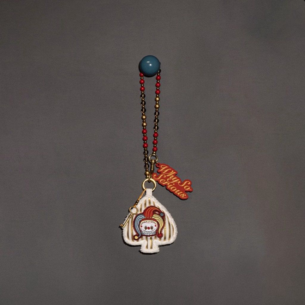 LABUBU SUPER SECRET - Why so Serious Pendant Chain (Category: Character Goods) located in Bacoor. Submitted by masijakeopi_ (Listing ID 1464094756, Image 2). Description: wts lfb ufs ptpa WHY SO SERIOUS Pentant Chain (Super Secret) sealed foil, Open bottom box ₱2500 only 💵MOP- Gcash, Maya, Bank Transfer 🚚MOD- JnT *by schedule, Lalamove ,Grab 📍Bacoor,Cavite.