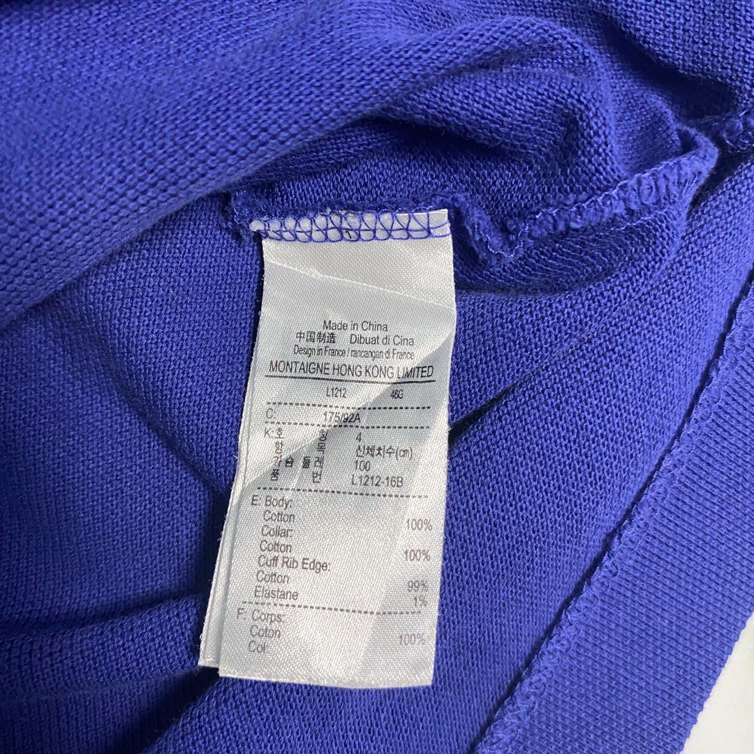 Lacoste (Category: Luxury Apparel) located in Digos. Submitted by thriftnigoy (Listing ID 1464012703, Image 3). Description: LACOSTE PM📥 Dimes: inches Width 20 length: 26 Best fit medium - Excellent condition - color rate 9.8 - no issue.