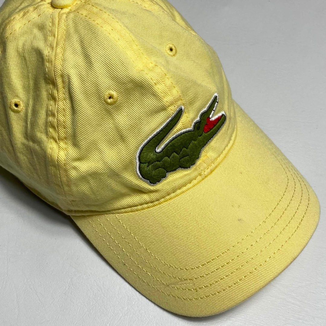 LACOSTE BIG LOGO DADHAT (Category: Caps & Hats) located in San Fernando. Submitted by upwear.ph (Listing ID 1464065720, Image 2). Description: LACOSTE BIG LOGO DADHAT CONDITION : EXCELLENT SIZE : OSFA DIMENSIONS: OSFA ISSUE: NONE .