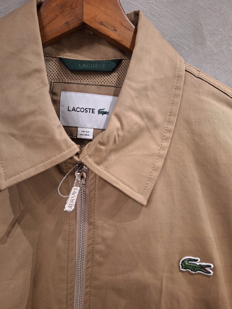 Lacoste harrington collar jacket (Category: Coats, Jackets and Outerwear) located in Santa Rosa. Submitted by pat0317 (Listing ID 1463988269, Image 2). Description: brandnew legit harrington jacket khaki brown m/l - 23x27 xl - 24x28 xxl - 25x29 cod cop lbc lalamove j&t.