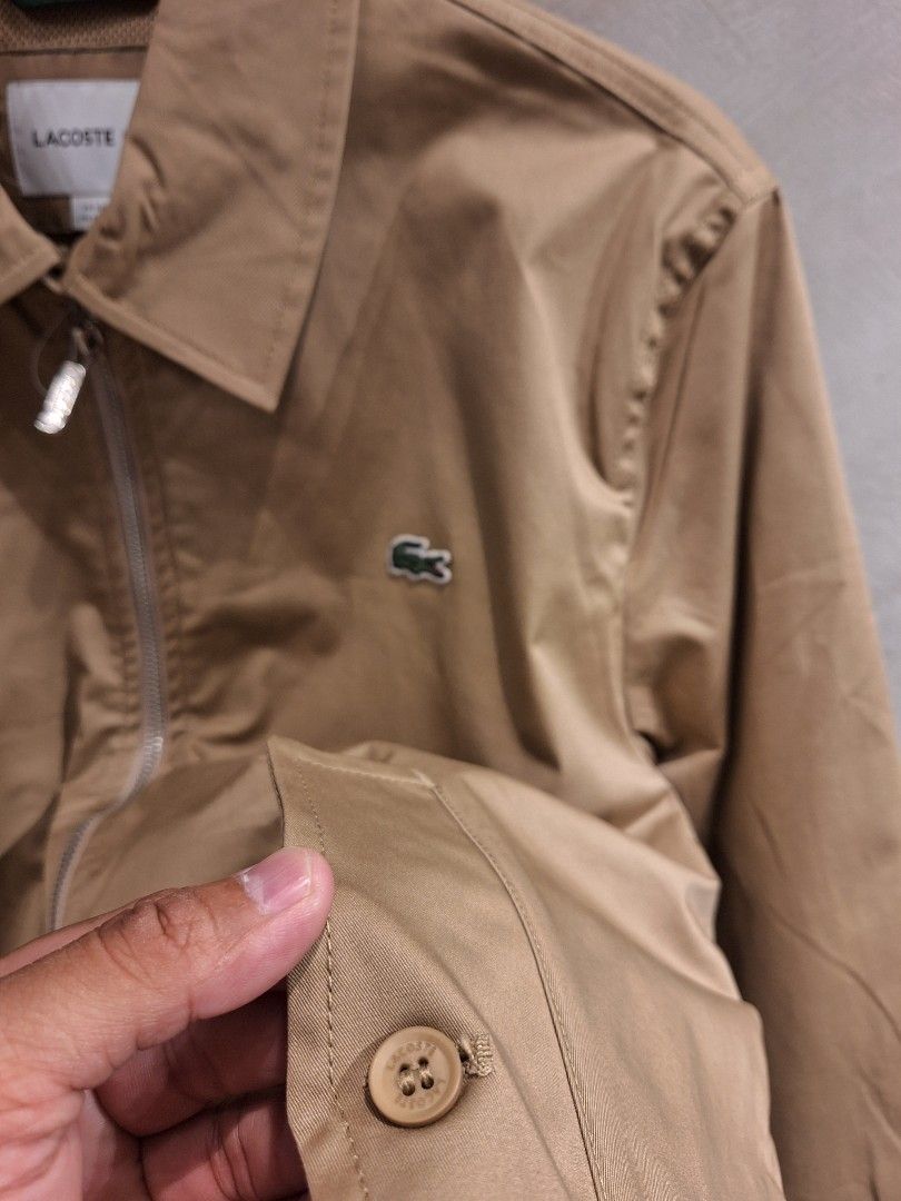 Lacoste harrington collar jacket (Category: Coats, Jackets and Outerwear) located in Santa Rosa. Submitted by pat0317 (Listing ID 1463988269, Image 3). Description: brandnew legit harrington jacket khaki brown m/l - 23x27 xl - 24x28 xxl - 25x29 cod cop lbc lalamove j&t.