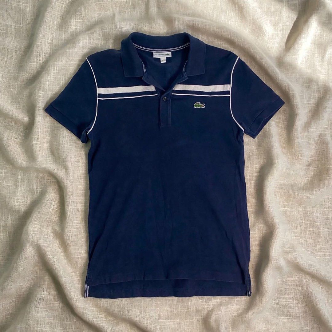 Lacoste polo shirt (Category: Formal Shirts) located in Digos. Submitted by thriftnigoy (Listing ID 1464082224, Image 1). Description: LACOSTE PM📥 Dimes: inches Width 18 length: 26-27 Best fit small to medium - Excellent condition - color rate 9.7 - no issue.