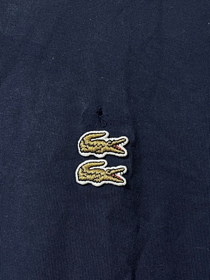 Lacoste Regular Fit Multi patch Logo size S (Category: Tshirts & Polo Shirts ) located in Marikina City. Submitted by joshuaades21107 (Listing ID 1464073888, Image 3). Description: Lacoste Regular fit Size Small 18 width 25 length Missing one logo patch! That’s it, maybe you have one or you can find one 9.8/10 color rate .