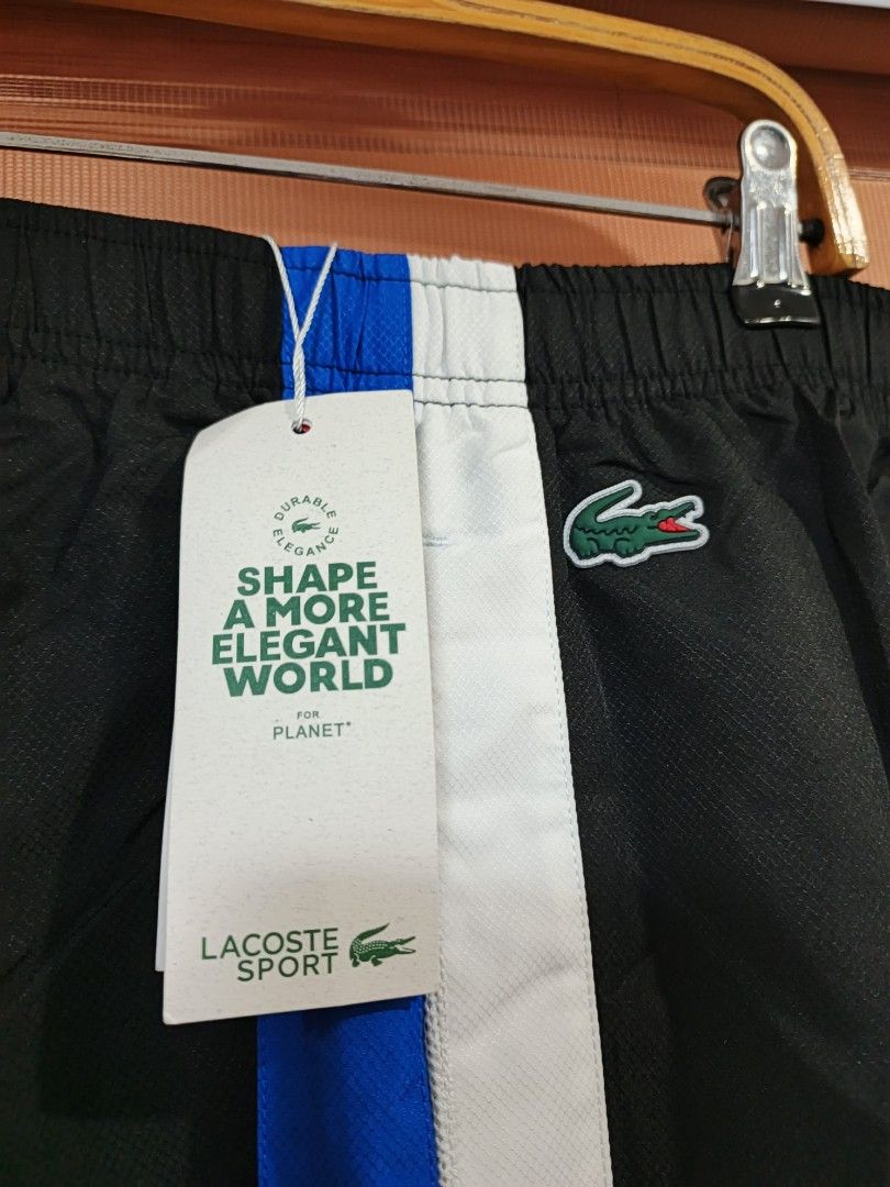 Lacoste Sport Script Tracksuit Pants (Category: Activewear) located in Cabuyao City. Submitted by dthrifts (Listing ID 1464075566, Image 2). Description: 34-38 W 41 L Authentic Rubberized Logo Brand New W/ Hangtags Available Sizes: 3 XL - 34-38 X 41 1 XS - 28-34 X 39.5.