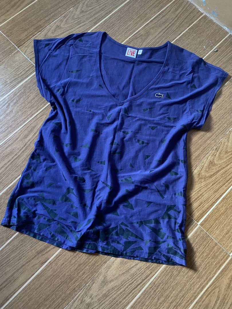 Lacoste top (Category: Blouses) located in Paete. Submitted by fat.archives (Listing ID 1464077674, Image 1). Description: Dimes Bust 17 Length 24 +sf.