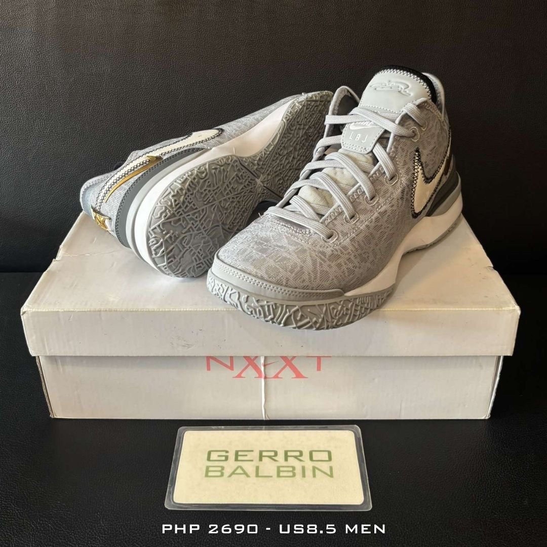 LEBRON NXXT ‘Wolf Grey’ (Category: Casual Shoes) located in Taguig. Submitted by gerroofsneakercomplexph (Listing ID 1463939442, Image 1). Description: BRAND NEW US8.5 Men.