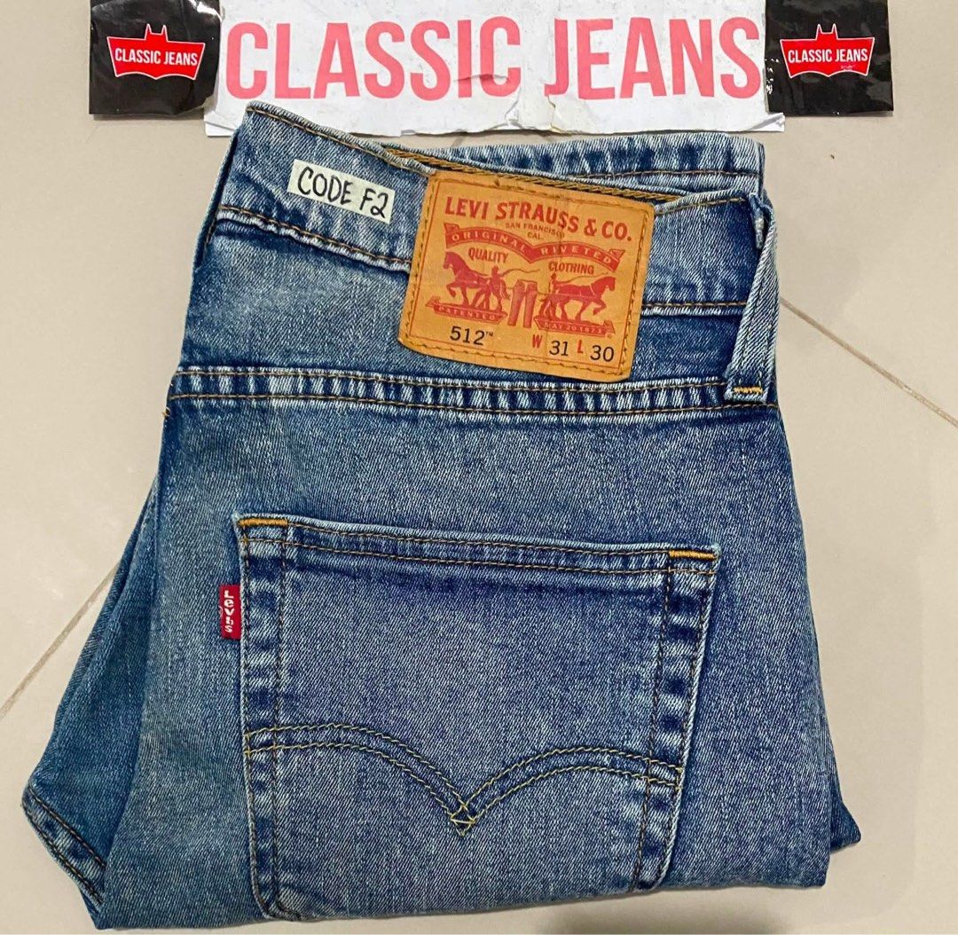 levis 512 (Category: Jeans) located in Taguig. Submitted by cjphvip (Listing ID 1464104782, Image 1). Description: MINE CODE F2 ₱1500 FREE SHIPPING‼️ LEVIS 512 SLIM TAPER GOOD SIZE🔥 bewang 31 to 32 haba 40 hem 6 9/10 condition need wash MINE CODE F2 ₱1500 FREE SHIPPING‼️ #classicjeans #fyp #levis #ClassicJeans.