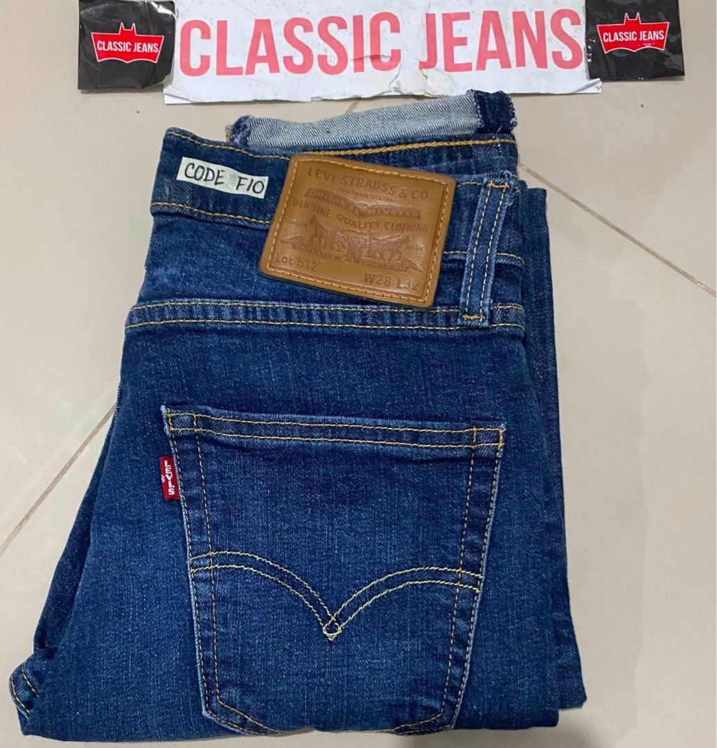 levis 512 (Category: Jeans) located in Taguig. Submitted by cjphvip (Listing ID 1464106236, Image 1). Description: MINE CODE F10 ₱1700 FREE SHIPPING‼️ LEVIS 512 SLIM TAPER🔥 bewang 28 to 30 haba 40 hem 6 10/10 condition ready to use MINE CODE F10 ₱1700 FREE SHIPPING‼️ #classicjeans #fyp #levis #ClassicJeans.