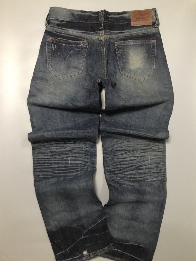 Levi's 514 Straight Fit Jeans (Category: Jeans) located in Calbayog City. Submitted by luxtreetwear (Listing ID 1464093865, Image 2). Description: Levi's 514 Straight Fit Jeans Good Condition 34-36 Waist 47 Length 9.5 Leg hole Need Wash Location Calbayog City Samar .