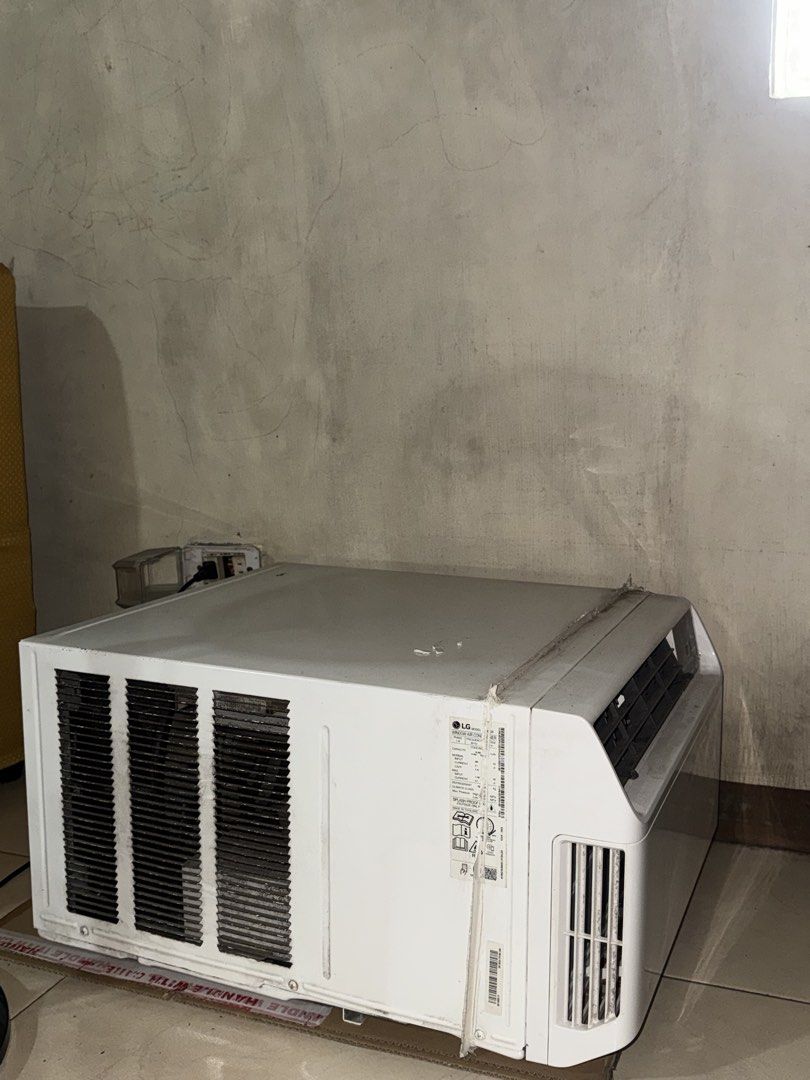 LG Window Smart Air Conditioner [NEGOTIABLE] (Category: Air Conditioning and Heating) located in Cavite. Submitted by somethingzzz (Listing ID 1464008418, Image 1). Description: - LG Window Air Conditioner - 10,000 BTU Cooling Capacity - Model: GC-10000 - Color: White - Made in Thailand - Ideal for cooling rooms - Selling as is.