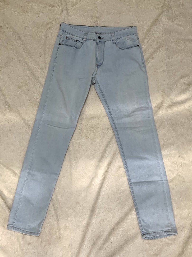 Light Blue Men Skinny Jeans (Category: Jeans) located in Bacoor. Submitted by justinecb (Listing ID 1464082915, Image 1). Description: 33 on tag For mens Skinny jeans stretchy Very good quality .