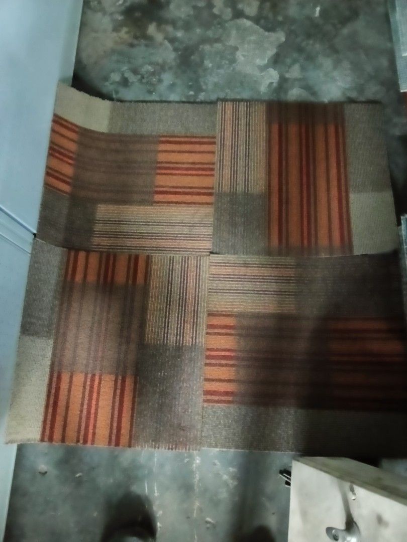 Lightly Used Carpet Tiles (Category: Upholstery, Seatcovers and Other Interior Parts and Accessories) located in Muntinlupa City. Submitted by freestone_d54257 (Listing ID 1463989656, Image 2). Description: 2nd hand Tuntex Brand backjng ₱70.00each min 30pcs Price nego for Bulk orders 1k pcs available loc Munt.