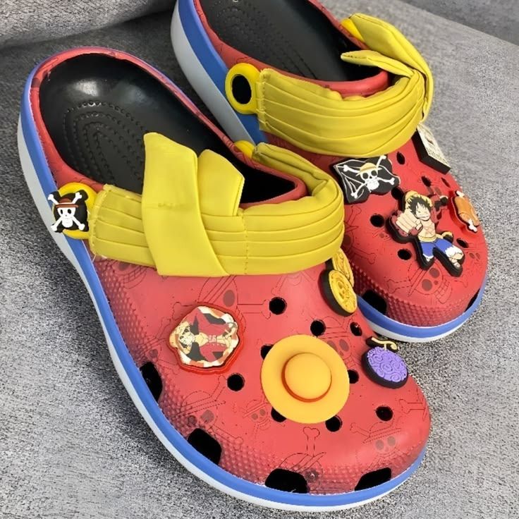Limited Ed Onepiece - Luffy (Category: Shoe inserts & accessories) located in Rizal. Submitted by hiraya16 (Listing ID 1464115519, Image 2). Description: M4 M5 M6 M9 Available Onhand ready to ship Other Sizes available? DM ✉️ J&T - Lalamove - LBC.