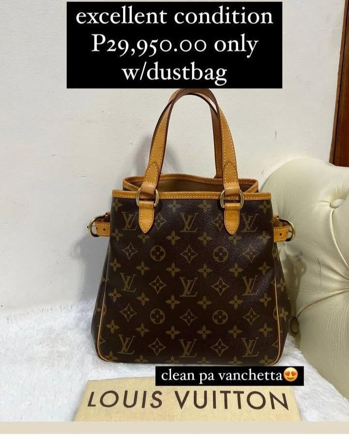 Louis Vuitton Monogram Canvas Tote Bag w/ Dustbag (Category: Luxury Bags & Wallets) located in Manila. Submitted by maica_29 (Listing ID 1464087216, Image 1). Description: - Louis Vuitton Monogram Canvas Tote Bag - Comes with Original Dustbag - Clean Vachetta Leather - Ideal Everyday Bag.