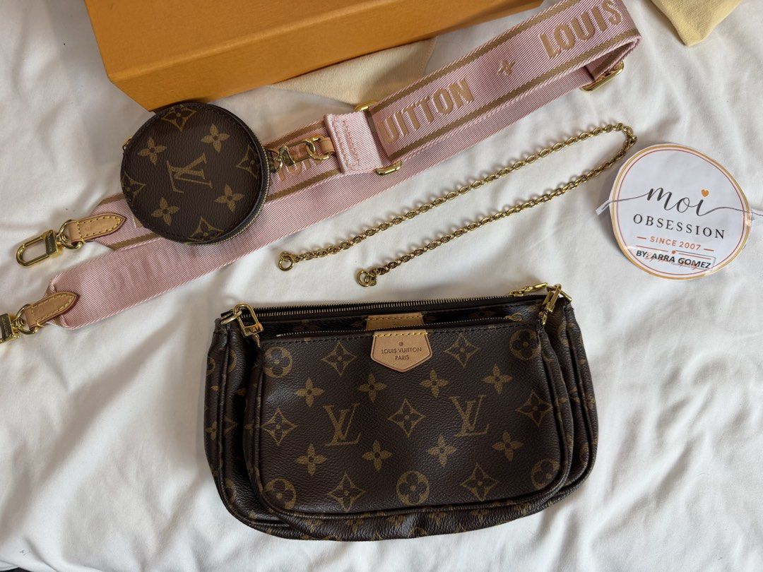 LOUIS VUITTON MULTIPOCHETTE ROSE CLAIRE (Category: Luxury Bags & Wallets) located in Makati City. Submitted by moiobsession (Listing ID 1463957817, Image 2). Description: good as new comes complete.