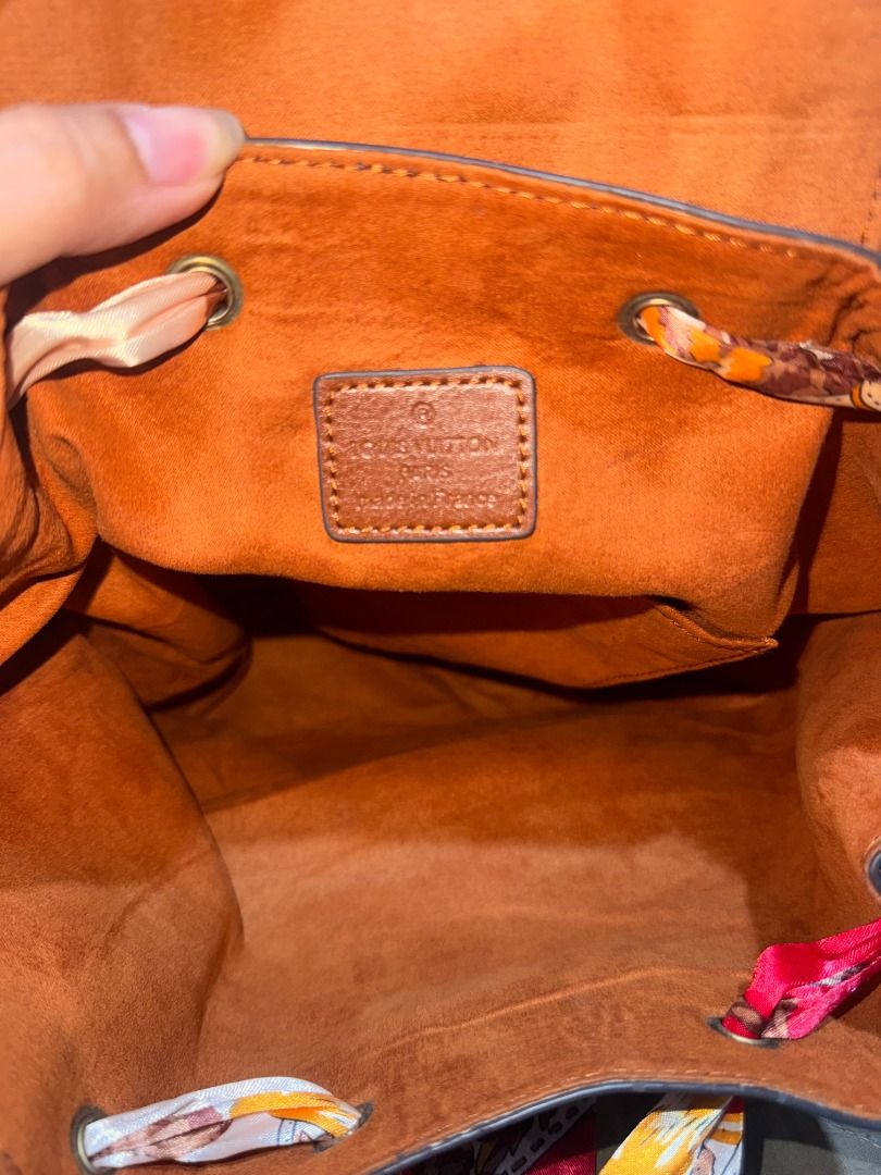 LV Montsouris bagpack (Category: Backpacks) located in San Pablo. Submitted by calmhawk.60c993 (Listing ID 1464066061, Image 3). Description: good condition,. nabili ko po siya na yan ang nakalagay na drawstring,. palitan niyo nalang po mura lang naman sa orange apps.