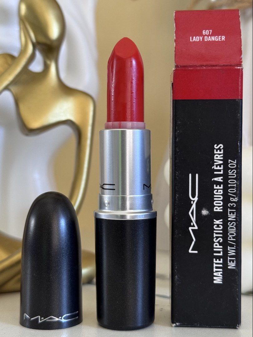 Mac Full Size Lipstick in Lady Danger (Category: Makeup) located in Batangas. Submitted by maria0808 (Listing ID 1464117623, Image 1). Description: .