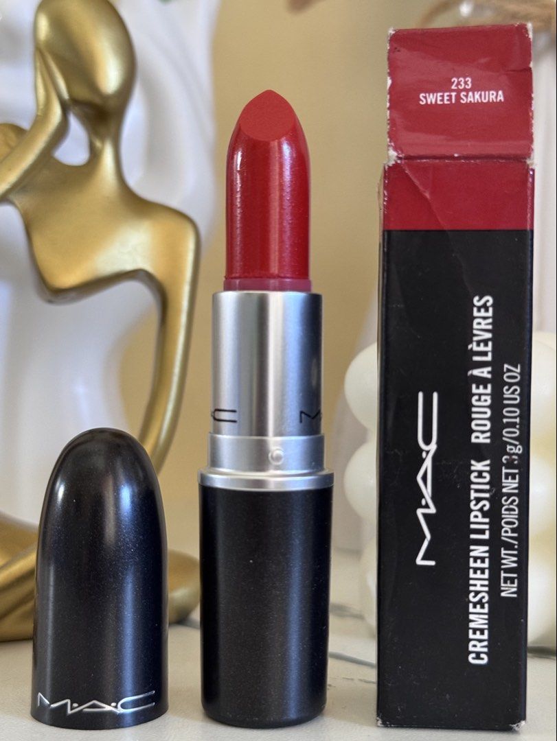 Mac Full Size Lipstick in Sweet Sakura (Category: Makeup) located in Batangas. Submitted by maria0808 (Listing ID 1464117544, Image 1). Description: .