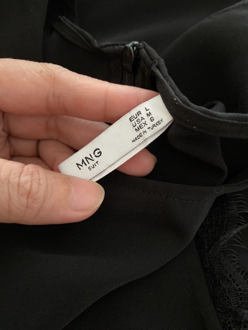 Mango Black Romper (Category: Rompers) located in Nagcarlan. Submitted by snccollection (Listing ID 1463957024, Image 3). Description: Worn for a few times. 10/10 Condition. RFS: downsizing.