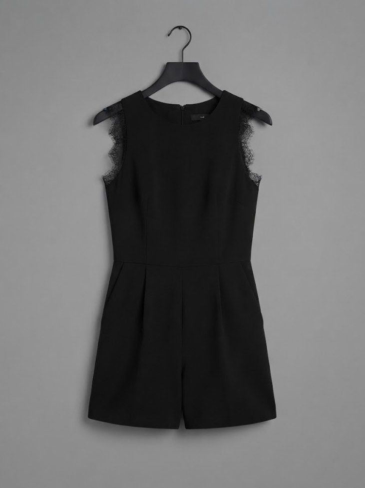 Mango Black Romper (Category: Rompers) located in Nagcarlan. Submitted by snccollection (Listing ID 1463957024, Image 2). Description: Worn for a few times. 10/10 Condition. RFS: downsizing.
