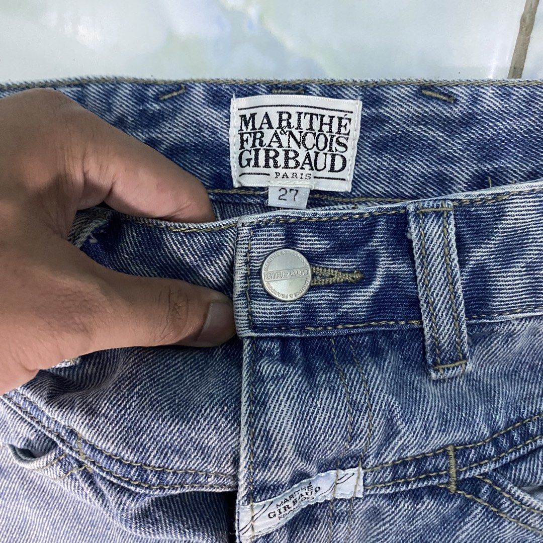 Marithe (Category: Luxury Apparel) located in Digos. Submitted by thriftnigoy (Listing ID 1464079801, Image 3). Description: MARITHE & FRANCOIS GIRBAUD PM📥 Dimes: inches waist:28 length:37 tigh: 11 leg open:7 - Excellent condition - color rate 9.5 - no issue.