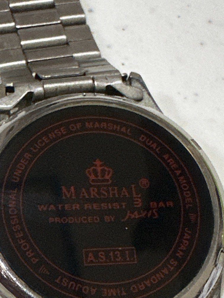 Marshal Original Radio Controlled (Category: Men's Watches) located in Candelaria. Submitted by kabjtc (Listing ID 1464018438, Image 3). Description: Original Dual Area Radio Controlled Working All Stainless Sold as is Hingi ka ng tawad kahit wala kang kasalanan Pm me.