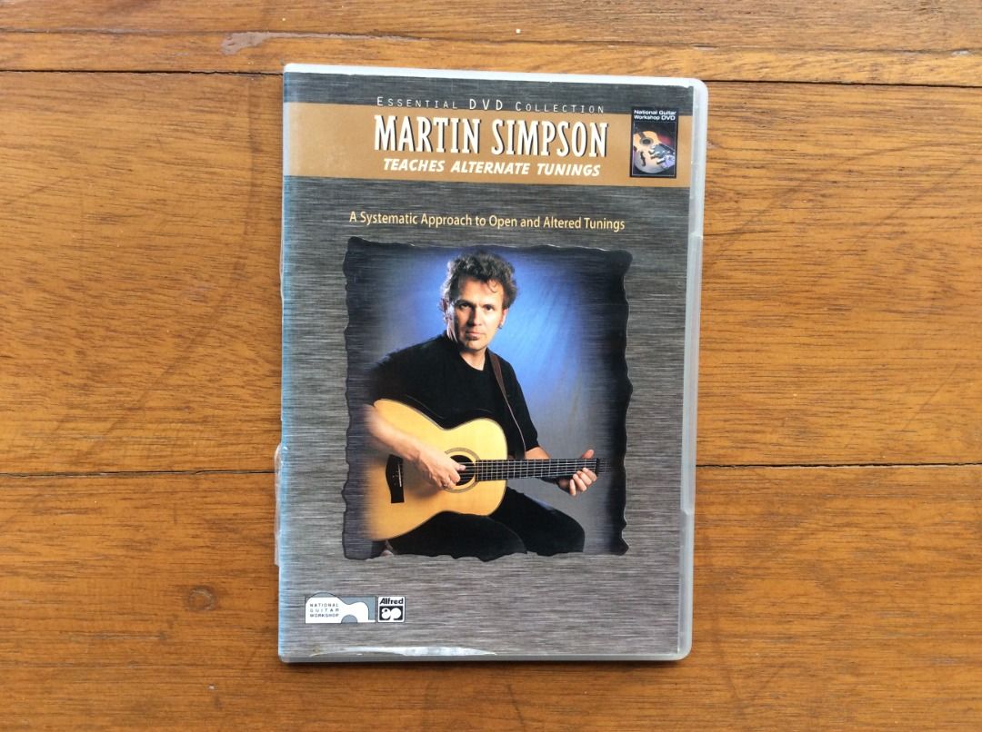 Martin Simpson Teaches Alternate Tunings DVD (Category: CDs & DVDs) located in Silang. Submitted by lawrencenorthey (Listing ID 1463950566, Image 1). Description: - Master alternate guitar tunings with Martin Simpson. - Systematic approach to open and altered tunings. - Learn chord forms and see performances. - Features pieces by rock artists. - Includes diagrams and standard music notation. - Perfect for guitarists wanting to expand their skills