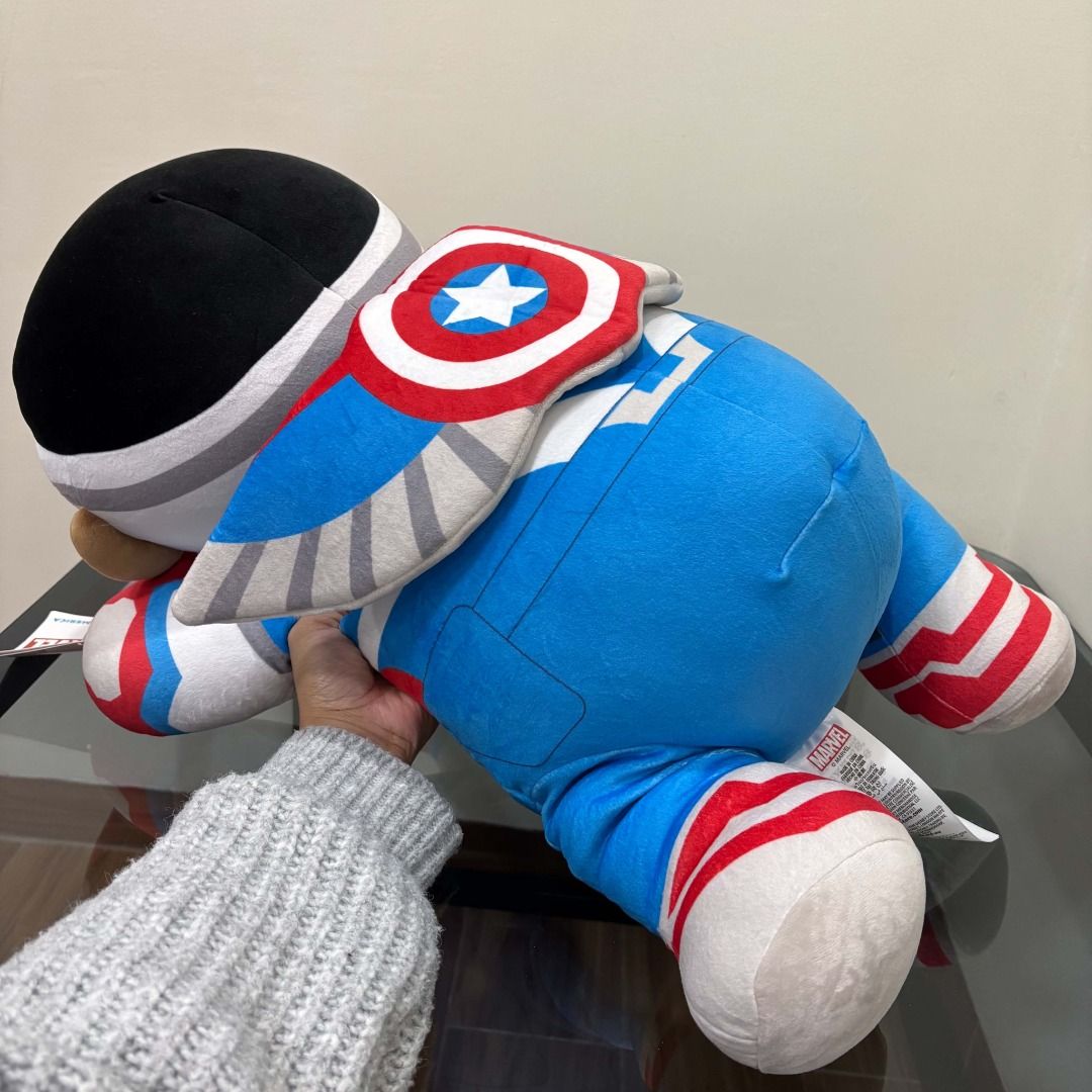 Marvel Captain America Cuddlez from Disney (Category: Plushies & Soft Toys) located in Rizal. Submitted by chloeysabelperez-gonzalez (Listing ID 1464030461, Image 3). Description: Please check photos for details! 📥 Message me for more photos/videos. 💸 MOP: GCash, MariBank, GoTyme & BPI 🚚 MOD: Lalamove or Self-Pick-up 📍Manila.