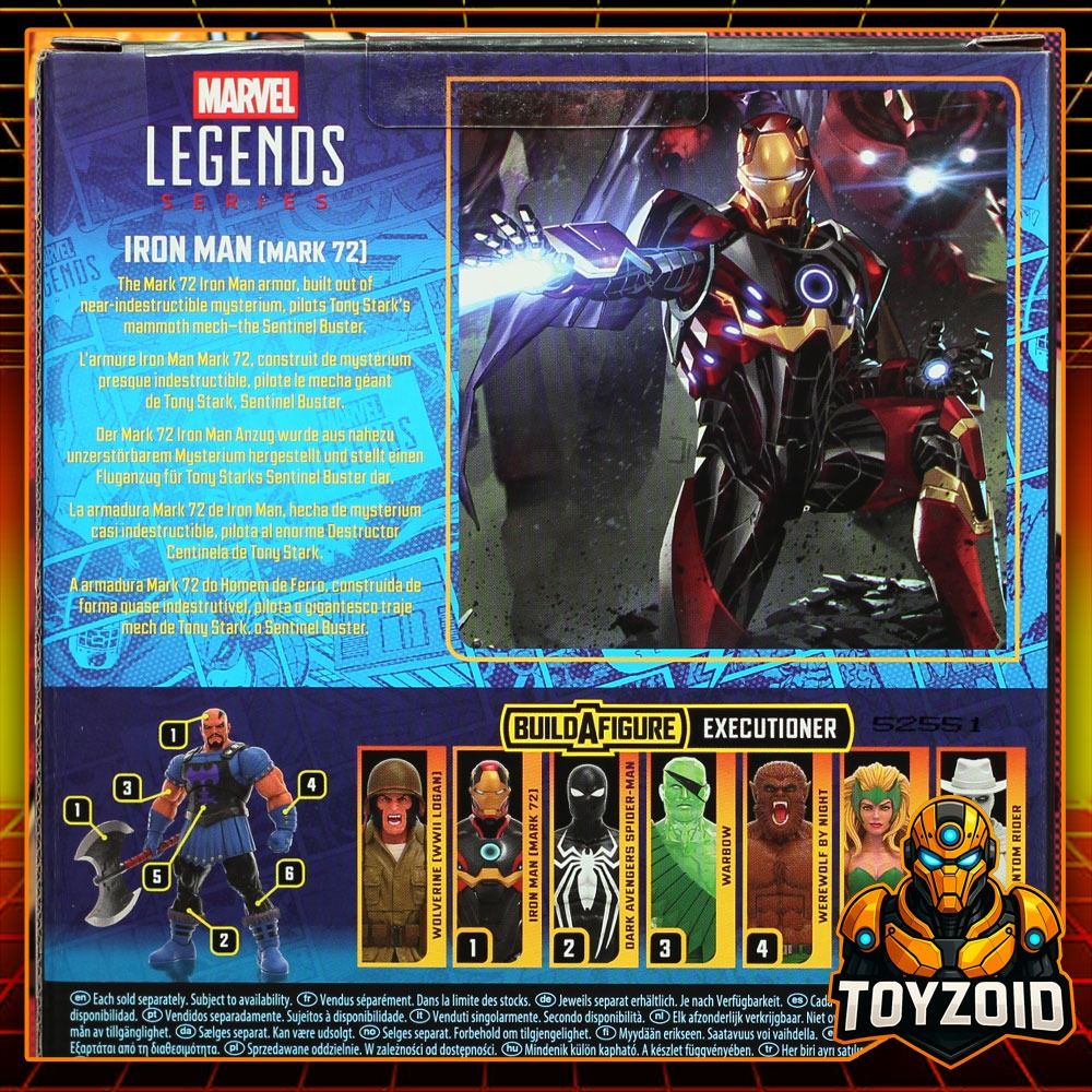 Marvel Legends Iron Man Mark 72 NO Executioner BAF (Category: Figurines & Statues) located in Manila. Submitted by toyzoid (Listing ID 1463968195, Image 3). Description: On hand. Brand new. No BAF part. Sold as is. TERMS & CONDITIONS 1. READ item description first before buying/ordering anything. Please don’t hesitate to ask if you have any questions. 2. Package condition is subjective and may not be super mint upon arrival. It may have minor din