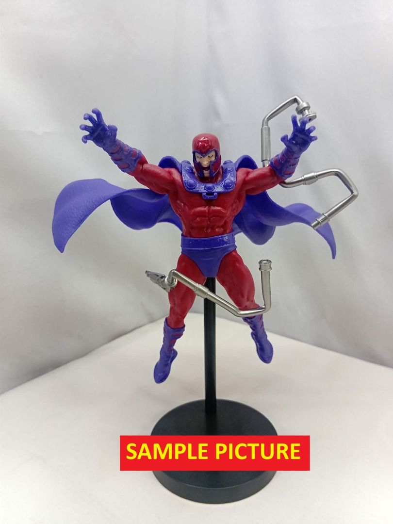 Marvel Sega ACT/CUT Magneto PVC Statue Figure (Category: Action & Battle Toys) located in Quezon City. Submitted by ToyzzKoleksyon (Listing ID 1464124872, Image 2). Description: Authentic/Branded. -Price: 750 -Condition: AS IS. Unopened Box. OLD STOCK. -Issue: NONE -What you see is what you get. -Please check photos for issues. -Location: Quezon City b133a.