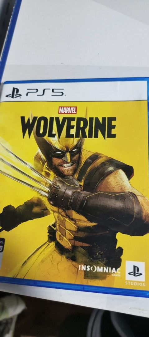 Marvel Wolverine PS5 Game (Category: PlayStation) located in Rizal. Submitted by alquints (Listing ID 1464026102, Image 1). Description: - Marvel's Wolverine Game for PlayStation 5 - Developed by Insomniac Games - Features the iconic Marvel character - Experience an action-packed adventure - Disc version for PS5.