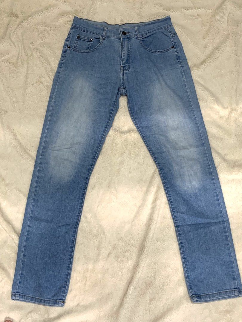 Men Blue Skinny Jeans (Category: Jeans) located in Bacoor. Submitted by justinecb (Listing ID 1464082437, Image 1). Description: 32 on tag For mens Skinny jeans Slightly stretchy Very good quality .