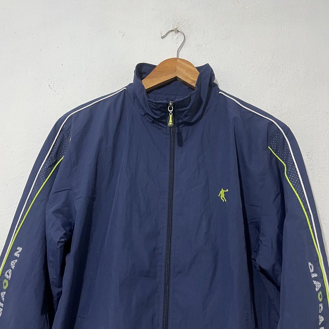 Men's Full Zip Blue Jacket [Medium] (Category: Coats, Jackets and Outerwear) located in Quezon City. Submitted by jpsstore (Listing ID 1464033898, Image 2). Description: Size: Medium Width: 21" Length: 25" Sleeve: 23" No issue MOP: Gcash SHIPPING: J&t | Lalamove.