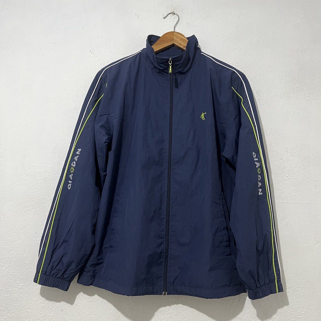 Men's Full Zip Blue Jacket [Medium] (Category: Coats, Jackets and Outerwear) located in Quezon City. Submitted by jpsstore (Listing ID 1464033898, Image 1). Description: Size: Medium Width: 21" Length: 25" Sleeve: 23" No issue MOP: Gcash SHIPPING: J&t | Lalamove.