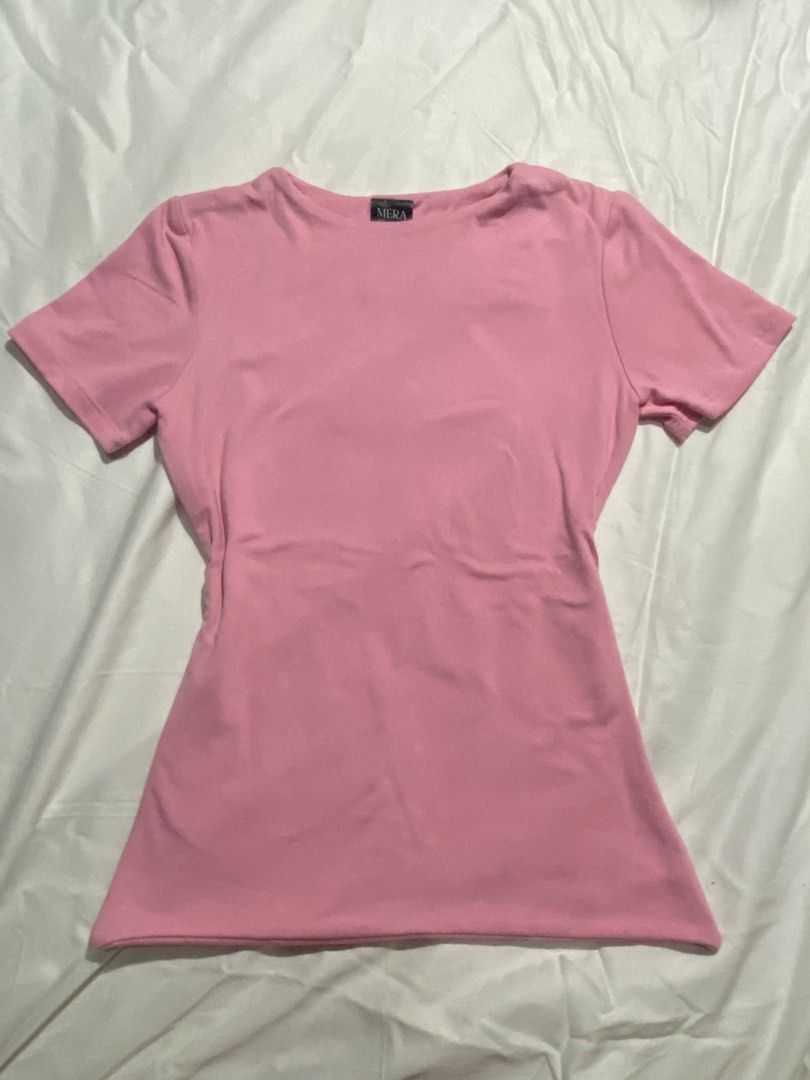 MERA Pink Top (Category: Shirts) located in Pasig City. Submitted by aeclosetco (Listing ID 1463940435, Image 1). Description: Location: Santolan Pasig City Mode of Payment - Gcash Notes: - Shipping fee is to be shouldered by the customer. Rules: - No Downpayment = No Reservation - Payment First - No COD - No cancellation once the order is confirmed - All Bogus/Joyjoy miner will be posted.
