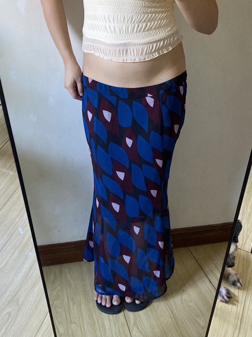 vintage flowy mesh midi skirt (Category: Skirts) located in Manaoag. Submitted by wewhorewhat (Listing ID 1464098741, Image 3). Description: size 26-28 length 31 for keeps di lang kasya rfs di kasya huhu.