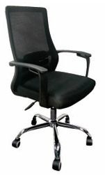 mid-back mesh office chair featuring a black mesh (Category: Office Furniture & Fixtures) located in Quezon City. Submitted by 09450727273 (Listing ID 1463952987, Image 1). Description: OFFICE FURNITURE | FAST PRODUCTION | SHORT LEAD TIME Upgrade your workspace with quality office furniture — available for bulk orders, supply, and installation. PRODUCTS AVAILABLE: • Office Partition • Linear Workstations • Office Tables • Office Chairs • Receptio
